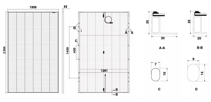 HJT PV 700W Solar Panel IP68 Monocrystalline Solar Cell 210mm
