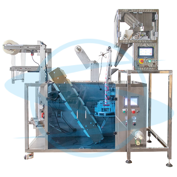 Triangle Small Pyramidal Bag Tea Packing Machine For Herbal Rose