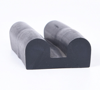 Eco-friendly Black Boat Edge Protective Bumper Rubber Strip for Boat Protection Needs