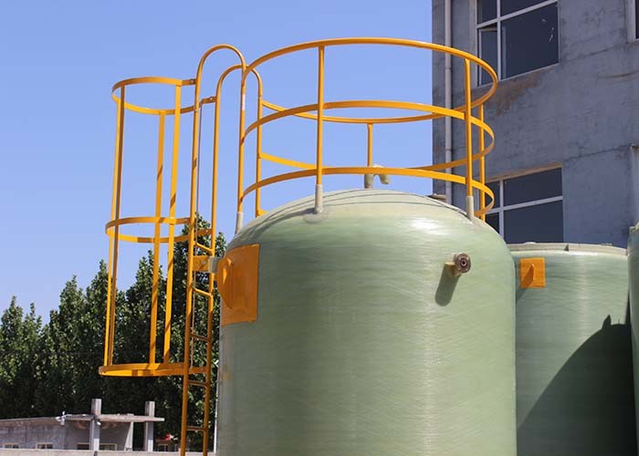 Filament Winding Cylindrical FRP Chemical Tank Vertical 18000 Gallon