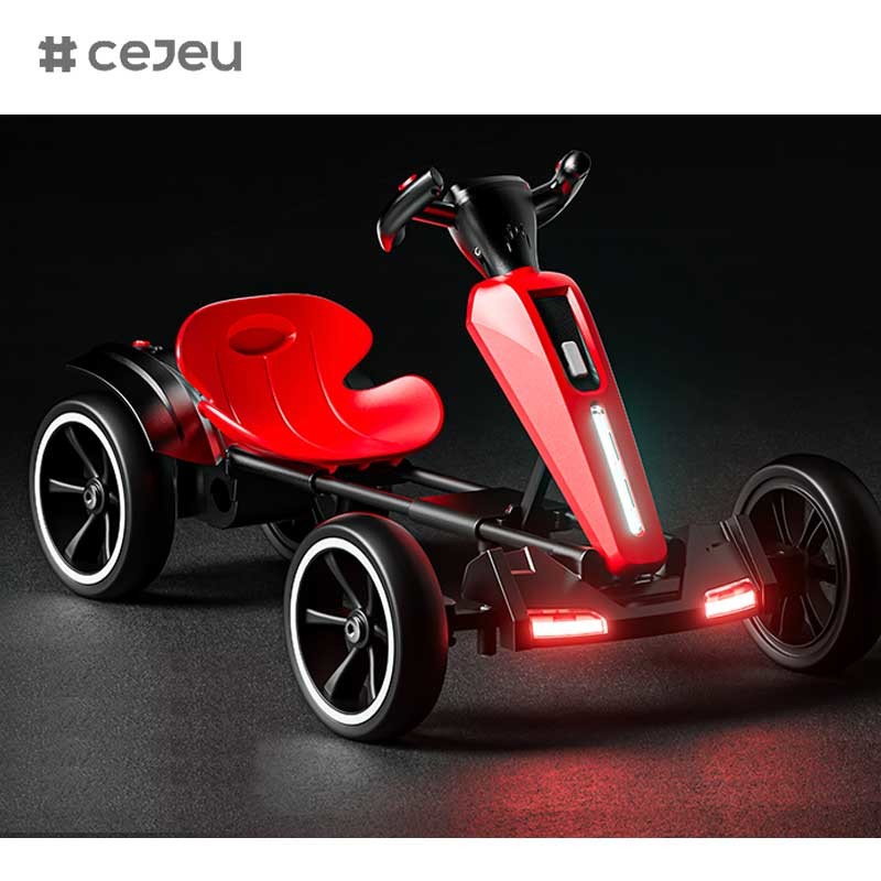CJ-HS-F1Factory Wholesale New Style 4 Wheel Children Electric Racing Go Karting Cars Kids Electric Battery Big Powered Going Karts for 8+ Years Old