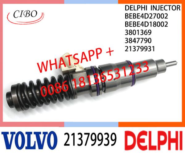 21379939 BEBE4D27002 Fuel Diesel Injector 21379939 BEBE4D27002 BEBE4D18002