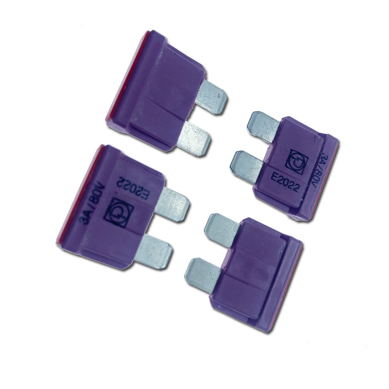 FKS Medium Auto Blade Fuses ATO ATC 3A 80VDC Purple Violet 166.7000.4302
