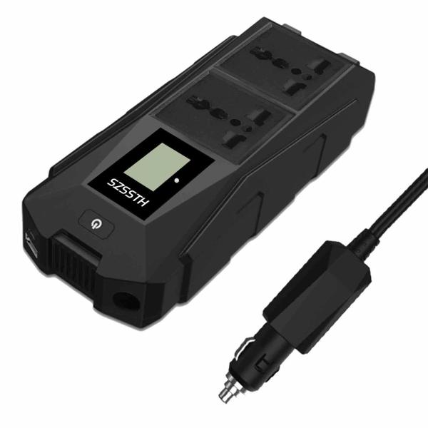 300W 12V Car Power Inverter DC to AC Conversion for Multiple Output Types and