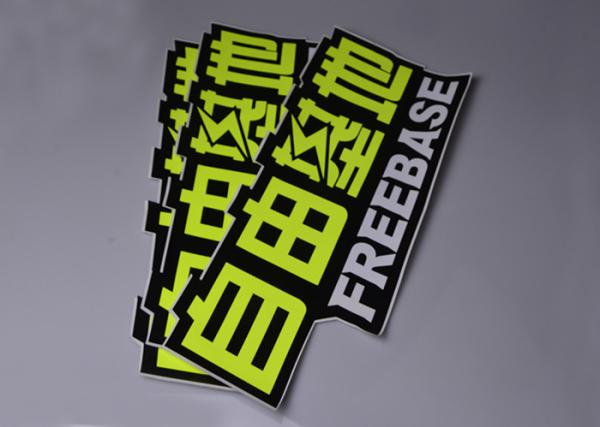Customized printing adhesive luminous green fluorescent PVC vinyl outdoor car