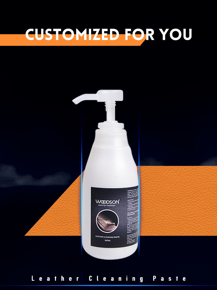 Mildewproof Leather Cleaning Kit Paste Cream Remove Stubborn Stain 300ml