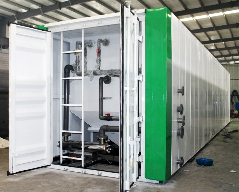 Customized Integrated Sewage Treatment Machine With PLC Control