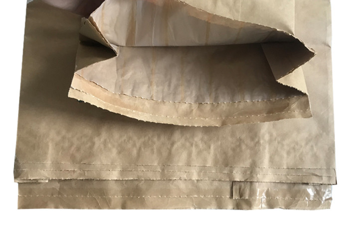 Customized Hot Melt Pinch Bottom Paper Bags Multiwall Kraft Paper Packaging Bags