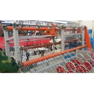 Auto Diamond Mesh Chain Link Fence Machine Double And Single Wire Feed