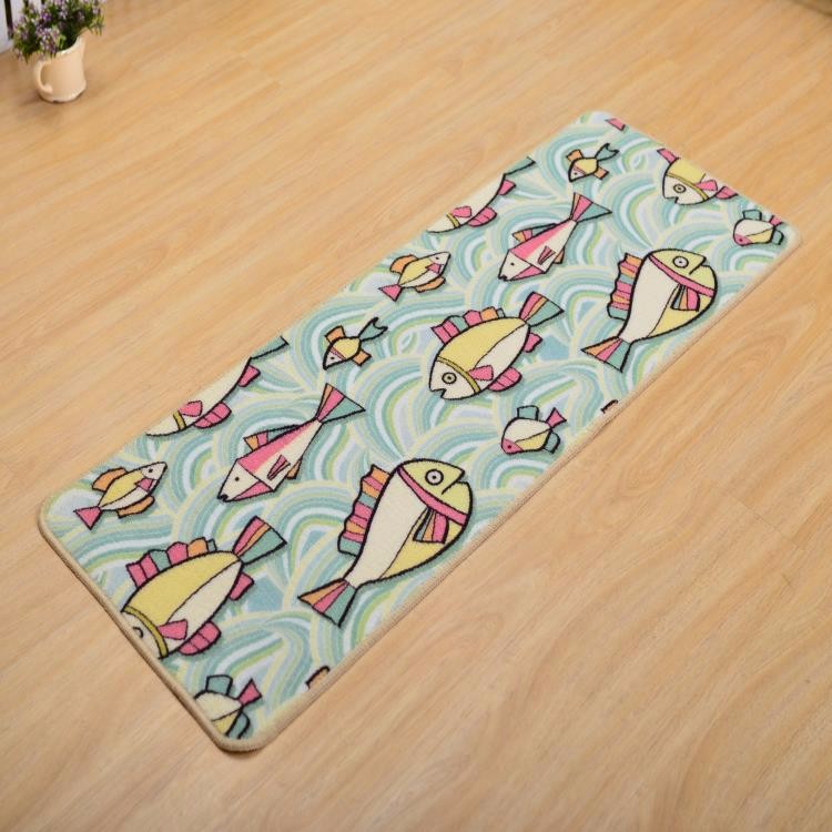 Plain soft pink long pile chenille bath mat