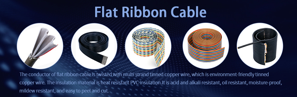8/10/14/16/20/40/50 Pin Extension Data Cable Flat Ribbon Cable with Red Edge
