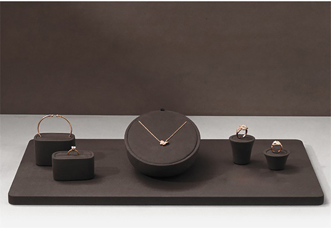 Fashion Countertop Jewelry Display Props Exhibition Low Ring Seat