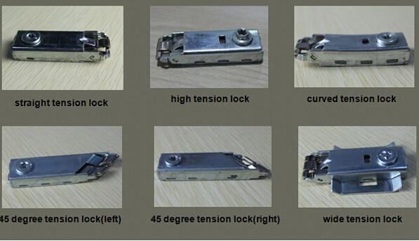 Chinese Tension Lock for Octanorm system similar Supplier Steel Or Zinc Alloy