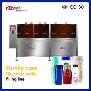 China Automatic Operation Bottle Liquid Filling Machine For Floor Mop And Dishwashing Detergent on sale