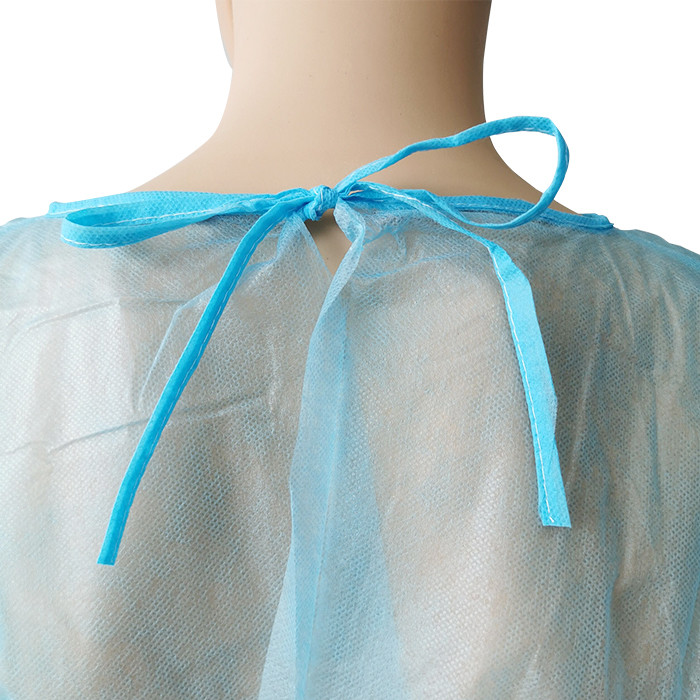 Workshop Disposable Protective Gown PP Isolation Gown Long Sleeves