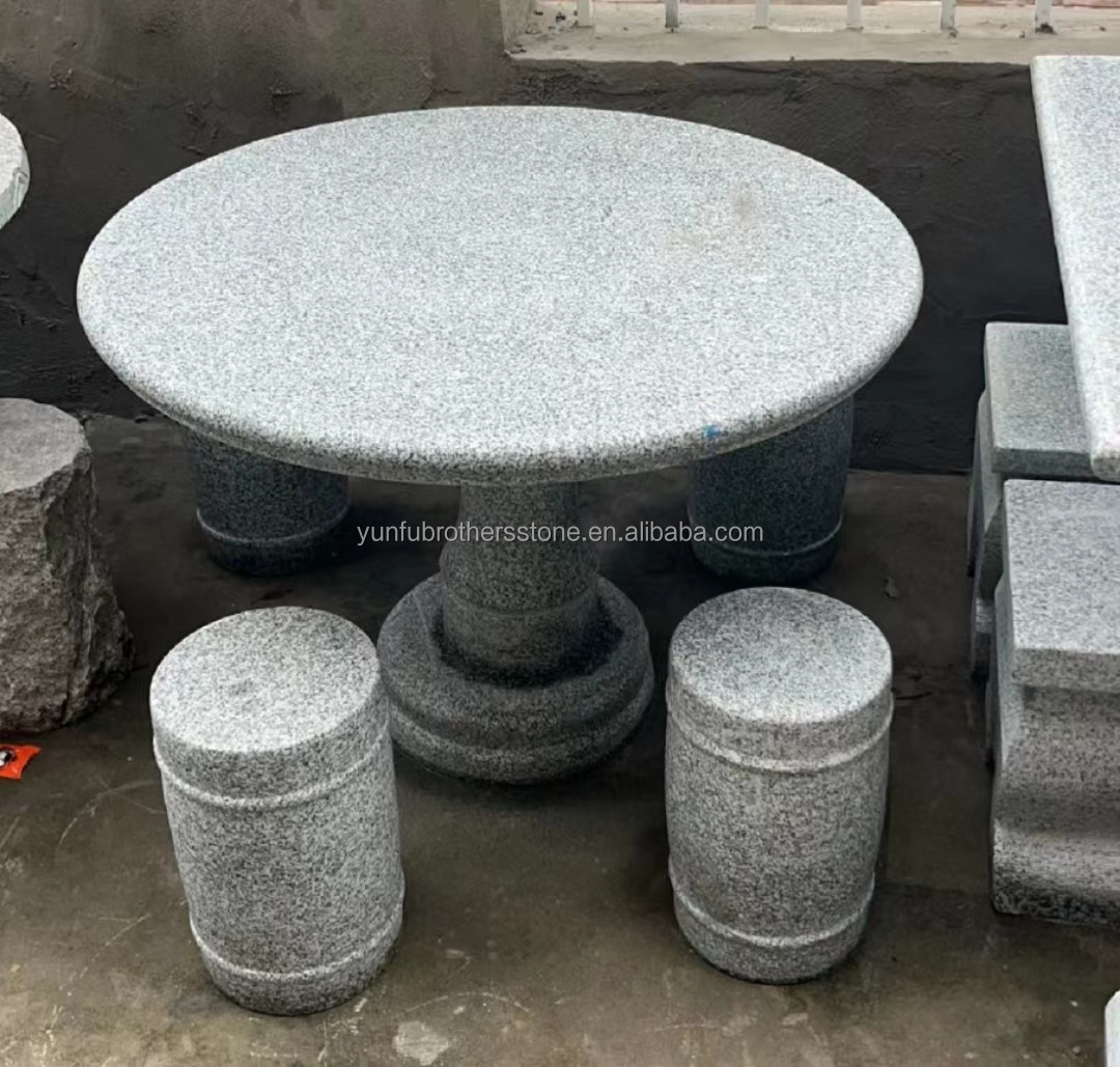 Natural Stone Chinese Granite Table Bases for Modern Polished Cut-to-Size Round Table