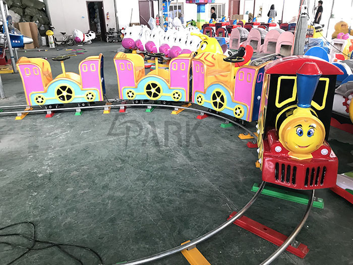 Track My Train 7 seats coin operated kiddie rides Amusement Park Products