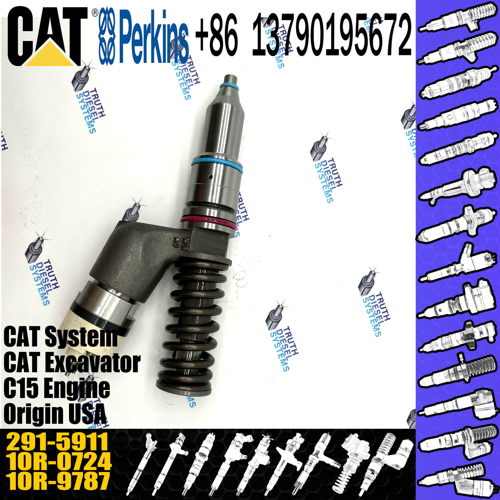 291-5911 Diesel Engine Parts 10R-7230 High Speed Steel Excavator 395 390