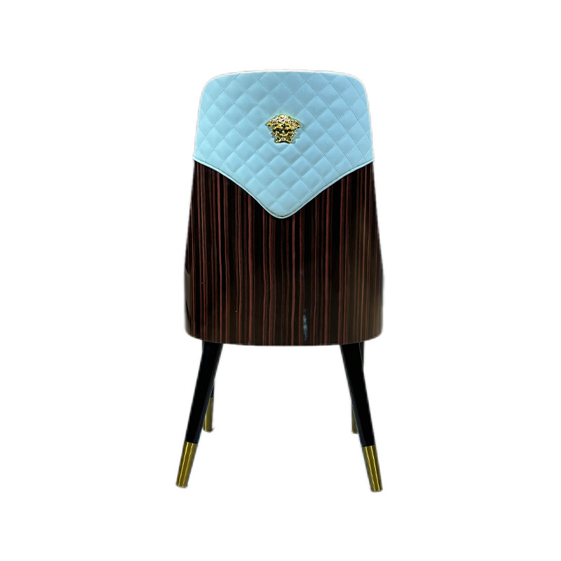 Hotel Furniture Modern Leather with Armrest Dining Chair Home Dine Room Customized