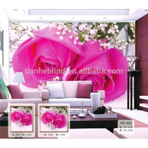 New design single Digital print blackout 3D roller blinds fabric