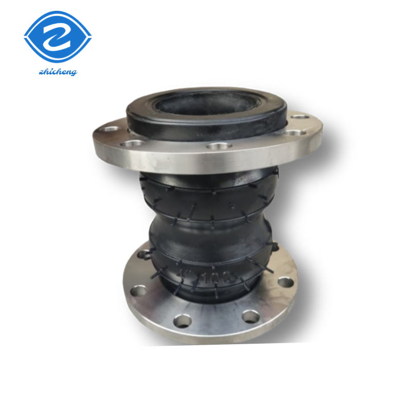 SS304 Pump General Rubber Expansion Joints Flange Epdm Seismic Compensator DN25-DN3000