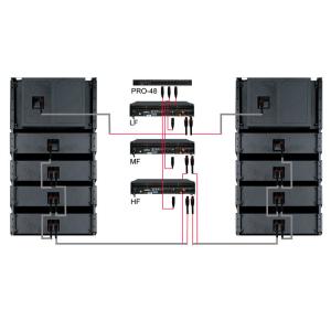 Pro Sound Dj Audio Line Array Speakers Waveguide , 10" Line Array System