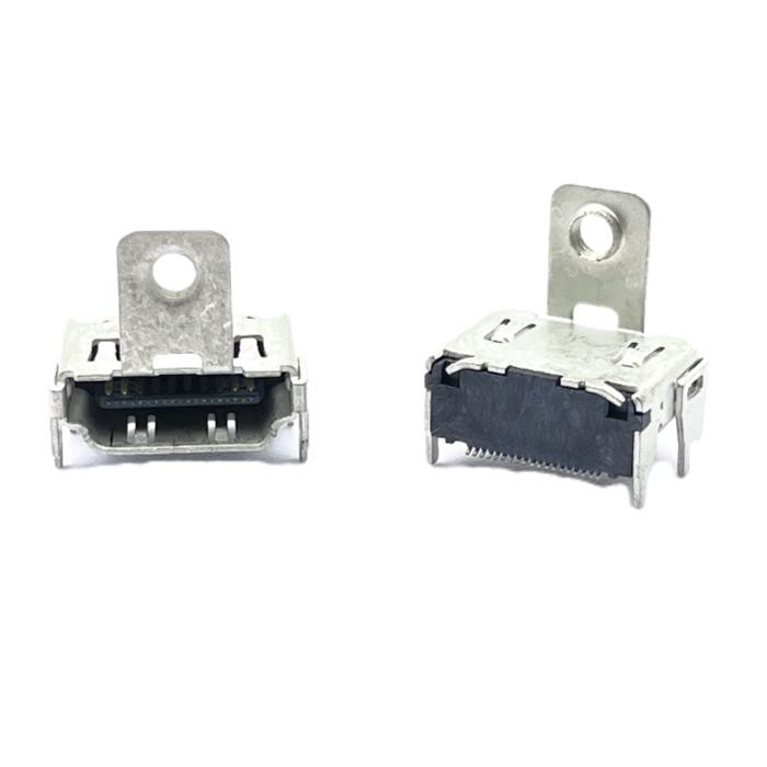 0.5AMP STD HDMI Jack Connector HDMI Socket Replacement RA AF SMT