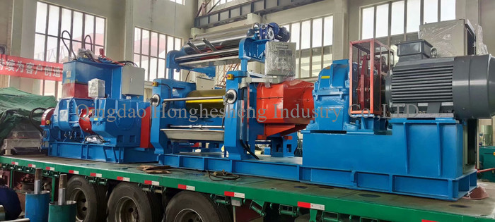450*1200mm Automatic Stock Blender Two Roll Mill For Rubber Compounding
