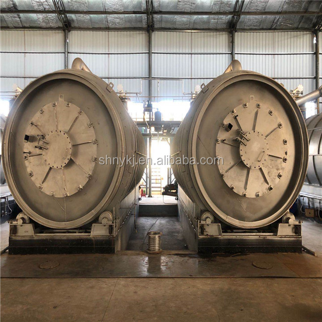 Q245R Boiler Steel Reactor Material Waste Tyre Pyrolysis Plant for Diesel Production