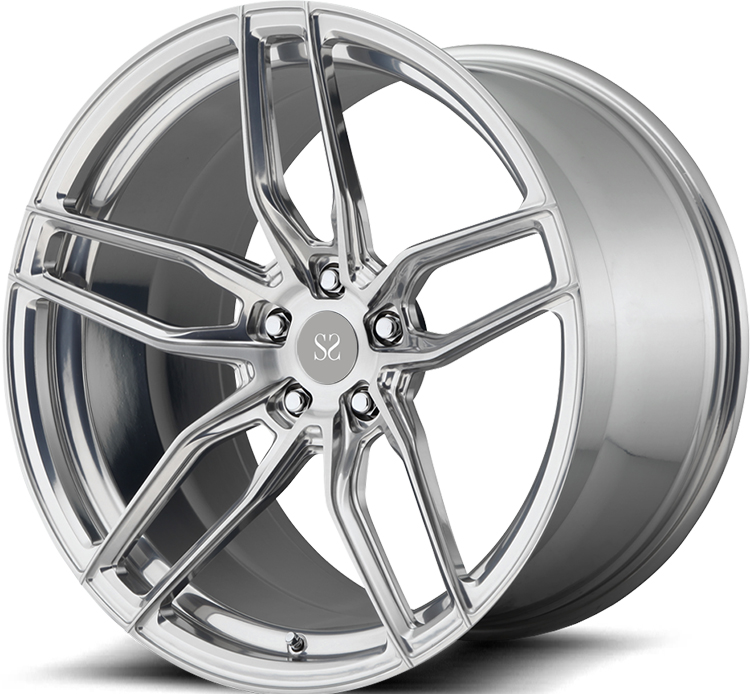 Monoblock 1pc Forged Alloy Rims 18 19 20 21 22Inch 5x114.3 Hyper Silver For AMG