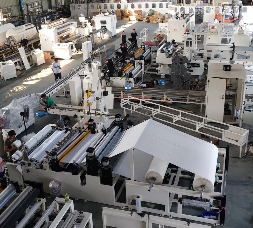 60 M / Min 380V Serviette Facial Tissue Paper Making Machine