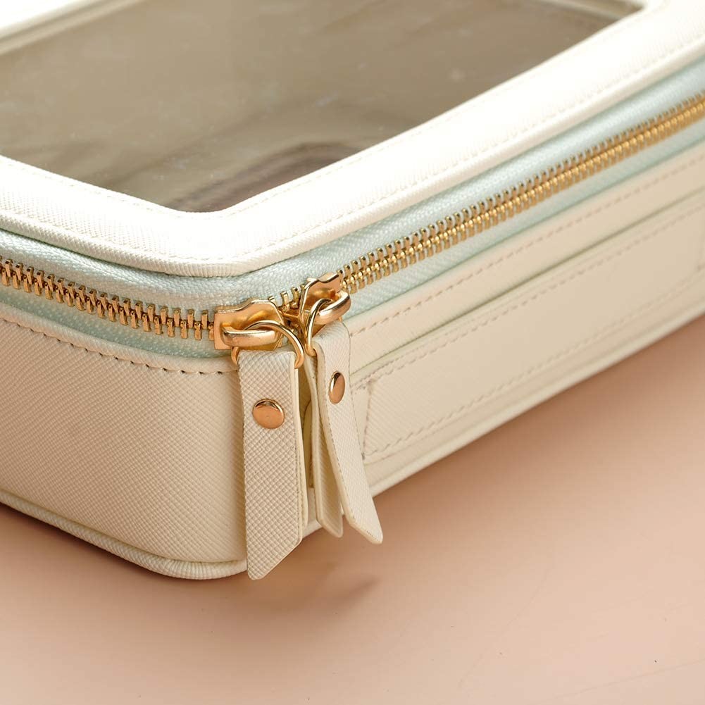 High quality lager capacity waterproof cosmetic organizer with hanging hook for travelling bags