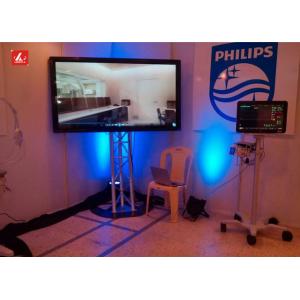 Lecture Podium Aluminum Square Truss / Triangle Tilted Truss Customized Length