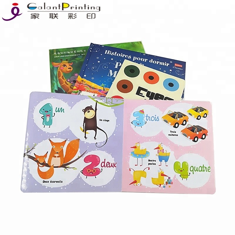 OEM Print On Demand Book Printing Small Board Books For Toddlers