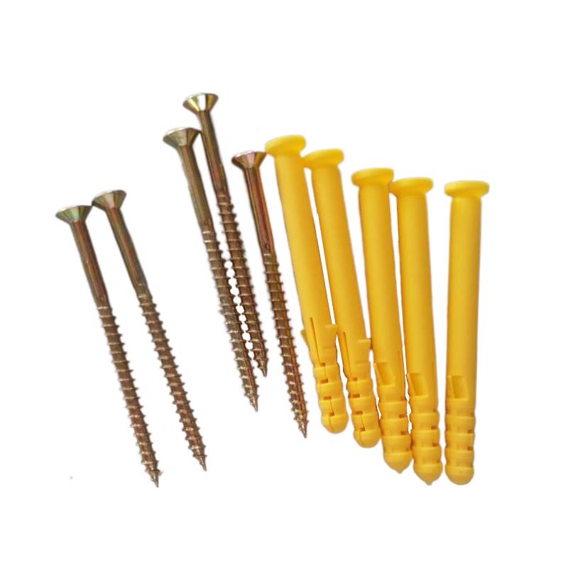 8*40mm Yellow Wall Plastic Expansion Anchor PE
