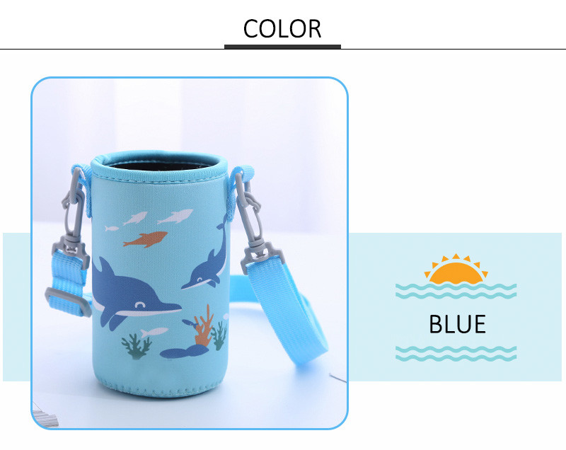 Adjustable Strap Insulated Hot Water Baby Neoprene Bottle Cover