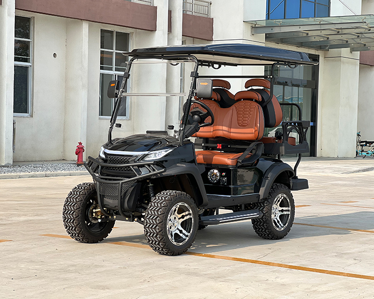 Max Charger Electric Club Car Golf Cart 2 4 6 Seats Hydraulic Shock 14inch Tire Size Charge Time h 7-9h