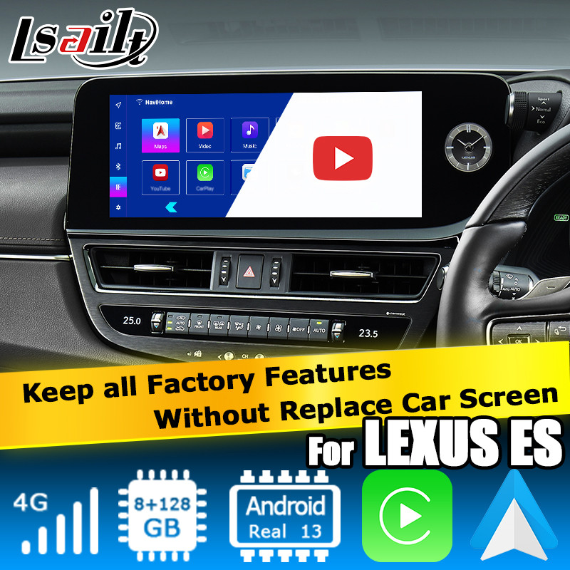 Lexus ES300h ES350 ES250 2023 Android 13 multimedia interface base on Qualcomm 6125