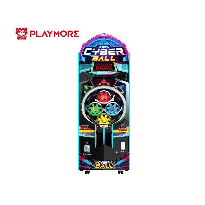 180W 110V Cyber Ball Kids Coin Operated Game Machine Shooting Ball 1 Player