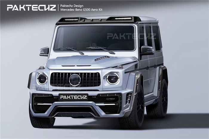 Auto Parts for Mercedes W464 G500 G63 Body Kit W464 G500 G63 Upgraded Paktechz-style Front and Rear Bumper Hoods
