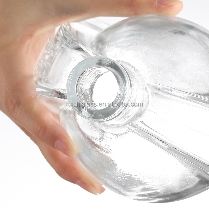 375ml 500ml 750ml Whiskey Glass Bottles with Customized Sealing Type and Unique Design