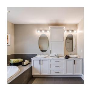  Customized Designs 42 Inch White Shaker Bathroom Vanity LED Mirror and Cabinet Combo Manufactures