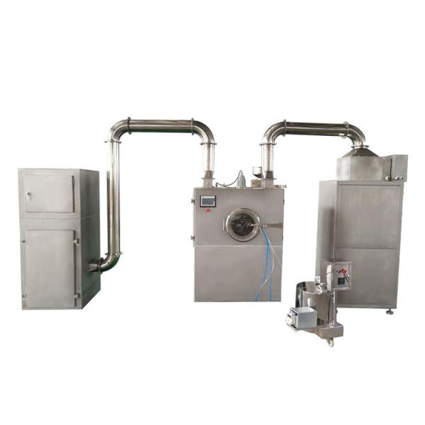Stainless Steel Auto Coater Tablet Coating Machine 300kg / Batch Loading