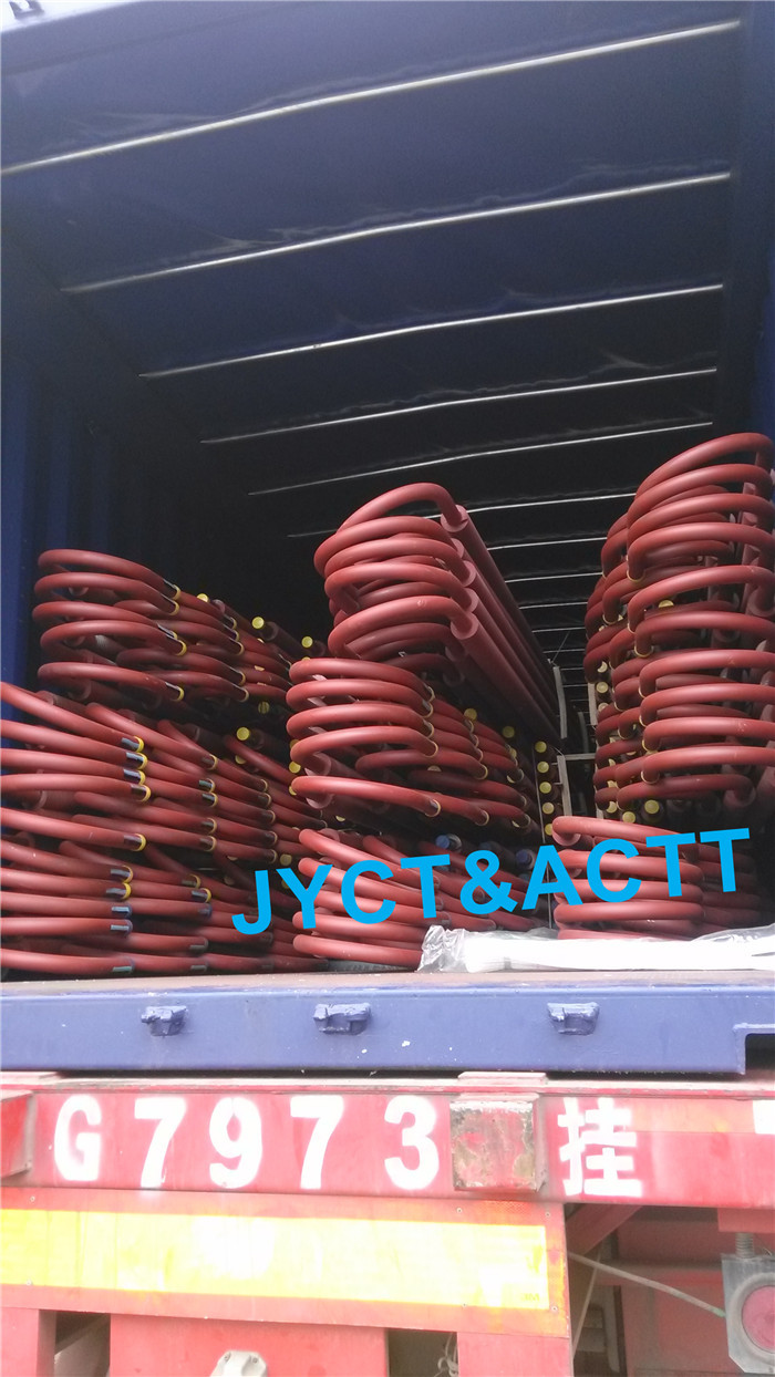 Welded Sprial Boilers Carbon Steel Finned Tubes , Radial Cooling Fin Tube