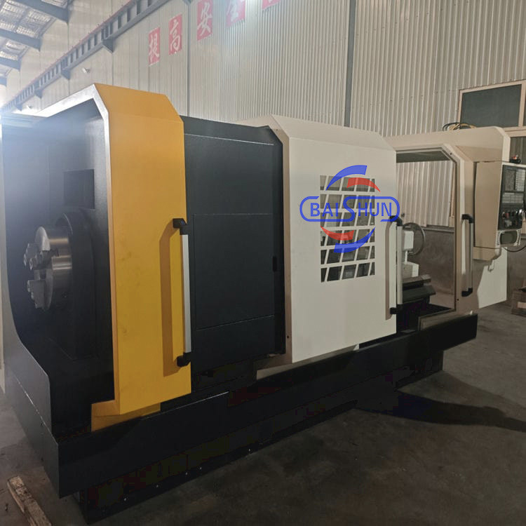 Large Spindle Bore Metal Cutting Pipe Threading CNC Lathe Machine