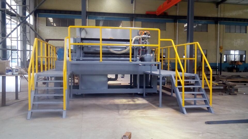Pulp Apple Tray Making Machine , Customized Carton Recycling Machine