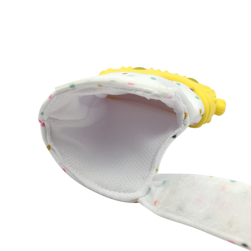 Kids Munch Mitt Stimulating Teething Mom-Invented Silicone Teether Mitten with Travel Bag Ideal Toys for Baby Shower Gift