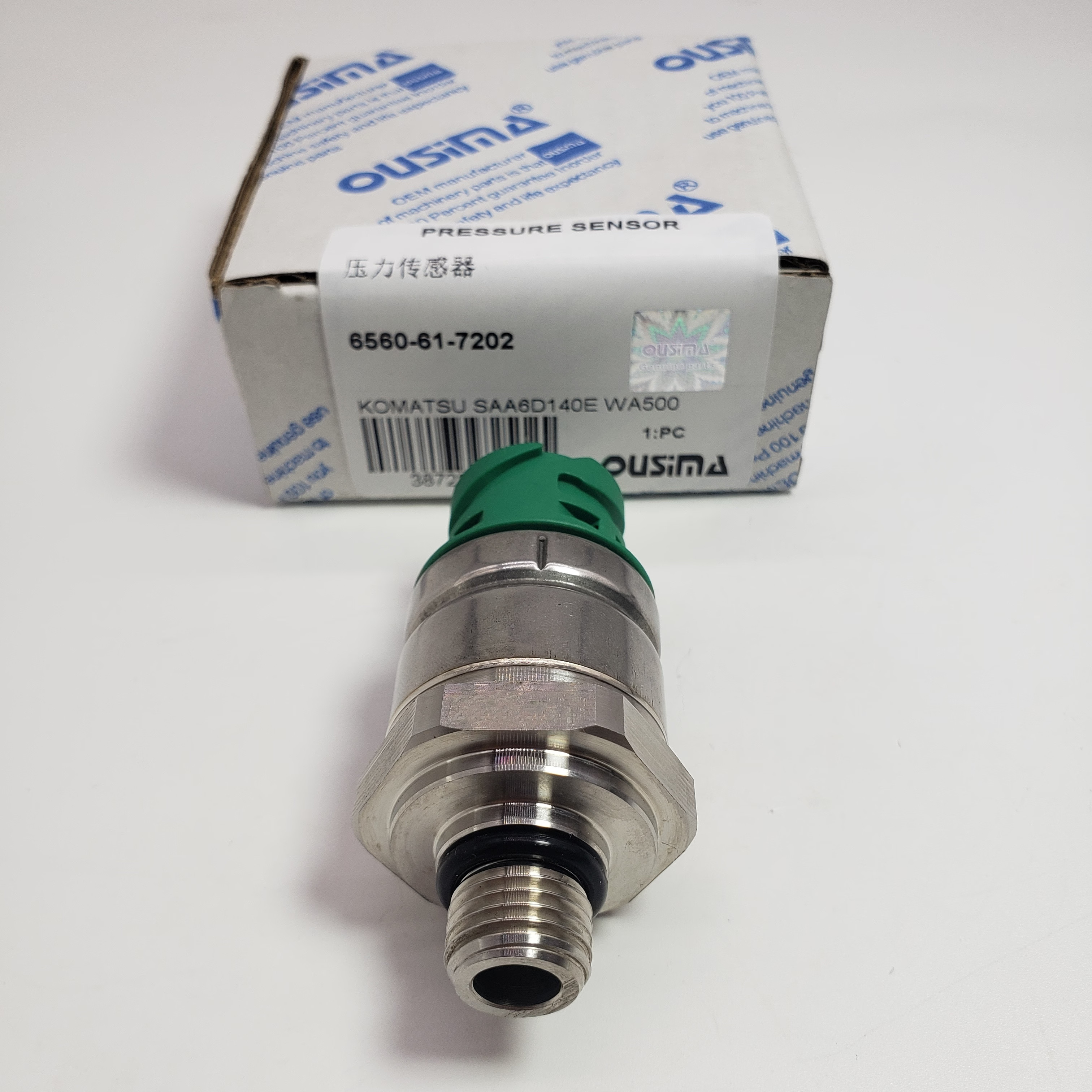 Boost Pressure 6560-61-7202 For Komatsu SAA6D140E WA500