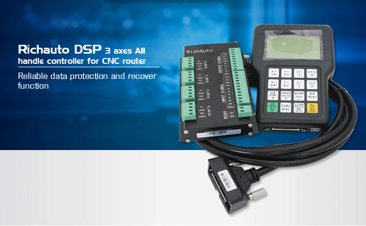 512M Internal Memory Richauto A11 3axis DSP Handle Controller