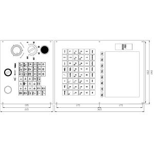 CNC1500MDc - 5 CNC Milling Controller 2 - 5 Axis with PLC and macro function